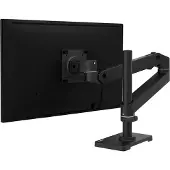 Ergotron Monitorarm LX Pro, hohe Säule, für 1 Display bis 34″, neig-/schwenkbar, höhenverstellbar, Tischhalterung, VESA, Metall, schwarz