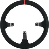 Asetek SimSports Lenkradkranz, gewölbt, 340 mm - schwarz, wildleder