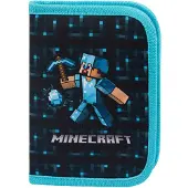 Baagl Federmäppchen 1-Fach Minecraft Blue Axe
