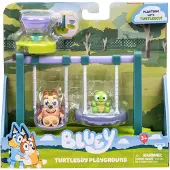 Bluey TM TOYS Bluey Set - Schildkröte und Schaukel + 1 Figur BLU17978