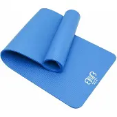 BnB Sports Premium NBR Sportmatte, rutschfeste Gymnastikmatte, Yogamatte Stretching Pilates, dicke Fitnessmatte Blau