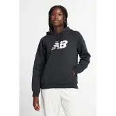 New Balance Nb Logo Hoodie In Black Größe: S | Kaputzenpullis Outlet | Damen | Schwarz