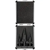 Richmann Step drills set 3 pcs 4-32 mm