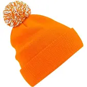 Beechfield - Mütze für Herren/Damen Unisex (Orange/Weiß)