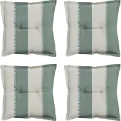 Madison - Sitzkissen Banda khaki - Ca. 50x50 cm - 4er-Set