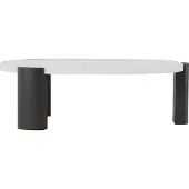 Ebuy24 Couchtisch Kres 125cm - Hellgrau