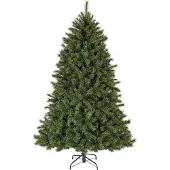 Everlands Künstlicher Weihnachtsbaum aus Malmöer Fichte Ø. 104-H150 cm grün/weiß (groen)