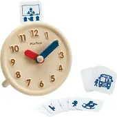 PlanToys Holzspielzeug - Uhr aus Leder - Holz - - One Size - Spielzeug
