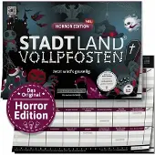 Denkriesen Stadt Land Vollpfosten Horror Edition – "Jetzt wird's gruselig." | A4 Spielblock