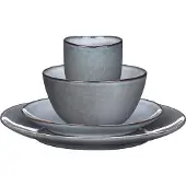 Mica Decorations Tabo Geschirrset für 4 Personen - Grau