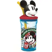 Mickey Mouse Echter Champions-Becher mit Strohhalm