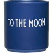 Design Letters - AJ Favourite Porzellan Becher, To the Moon / midnight blue