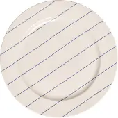 Design Letters - Pyjamas Teller, Ø 22.7 cm, blau
