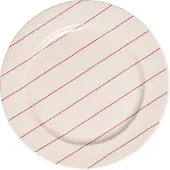 Design Letters - Pyjamas Teller, Ø 22.7 cm, rot