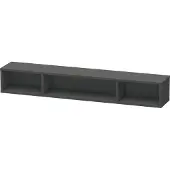Duravit L-Cube Regalelement horizontal, 3 Fächer, 140x800x120mm, LC120004949, Farbe: Graphit Matt Dekor