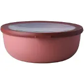 Mepal Multischüssel Cirqula - Mikrowellengeschirr - Multikom 2250 ml - Vivid mauve - Meal prep box - Frischhaltedosen mit Deckel