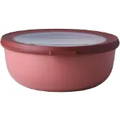 Mepal Multischüssel Cirqula - Mikrowellengeschirr - Multikom 1250 ml - Vivid mauve - Meal prep box - Frischhaltedosen mit Deckel