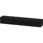 Duravit Regalelement L-CUBE 800x140x120mm schwarz hochglanz