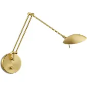 Knapstein Maia-W LED-Wandleuchte-Messing matt-mit LED (2700K)
