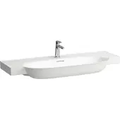 Laufen The New Classic Wastafel 120x48x16,5 cm met overloop 3 kraangat Wit