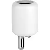 Gessi Goccia Wand Glashalter, Becher in GRES weiss, 38007