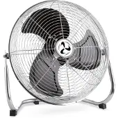 CasaFan Bodenventilator Speed 50-G CH 120 W (Ø x H) 55 cm x 58 cm Chrom (glänzend)