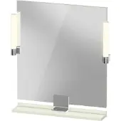 Duravit LED-Spiegel 9 W Sivida 65x65x3,6cm, grün m, Leu., au, stl, G c