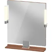 Duravit Sivida Spiegel, chrom, 650x36x650mm, Aufsatzleuchte, Sensorschalter, Netzanschluss, SV7421010790000