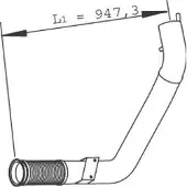 DINEX Auspuffrohr DIN29265