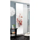 Home wohnideen Schiebegardine "LOTUS" Gr. 1, rosa (altrosa), B:60cm H:245cm, Polyester, Gardinen, Schiebegardine, Schiebewand Seidenoptik, Digitaldruck