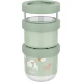 Mepal Snackbox stapelbar Mio 3-teilig - Little Dutch - Little Farm