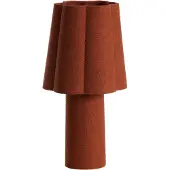 Light & Living - Tischleuchte Musaby - Terrakotta - Ø25cm Tischlampe - Nachttischlampe, Wohnzimmer, Schlafzimmer