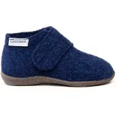Gottstein Alpine Racer RU Hausschuh Hausschuh mit optimaler Passform, Rutsch- und wasserfeste Gummisohle, Seitlicher Klettverschluss