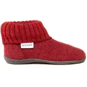 Gottstein Alpine Boot RU Hüttenschuh Hausschuh mit optimaler Passform, Wasserfeste Sohle, Weiches Strickbündchen