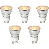 LUEDD 5er-Set GU10 3-Stufen-Dimmbare LED-Lampen 35mm 4W 200 lm 2200K