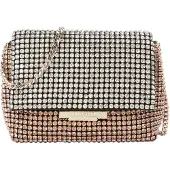 Ted Baker Umhängetasche Abendtasche Gliters Crystal Mini Crossbody Bag Gold - Col silberfarben