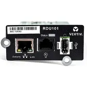 Vertiv IntelliSlot RDU101, Eingebaut, Kabelgebunden, Ethernet, 100 Mbit/s, Schwarz