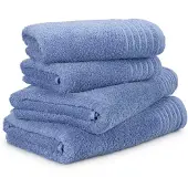 Möve Handtuch Set "New Classic", 4 tlg., Walkfrottier, 2x Hand- und 2x Duschtücher, 100% bester Baumwolle (480 g/m²)