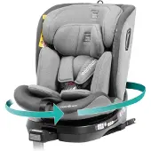 Babyauto Autositz Babyauto Anthrazit - ECE R129 Genehmigt für Kinder 0-36 kg