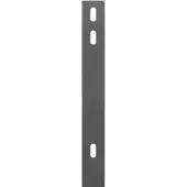 GAH Alberts Alberts 974947 Flacheisen, zur Befestigung von Doppelstab-Gittermatten an Zaunpfosten, anthrazit kunststoffbeschichtet RAL 7016, 2260 x 40 mm