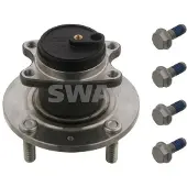 SWAG Radlagersatz Hinten Links Hinten Rechts für MITSUBISHI COLT VI (Z3A, Z2A) Schrägkugellager 69mm 80 93 2580