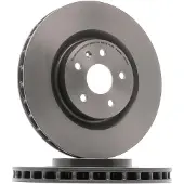 Brembo Bremsscheibe 09.8906.31, vorne, belüftet, hochkarbonisiert, 1 Stück