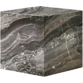 Audo Copenhagen Audo - Plinth Cubic Beistelltisch, Galaxy grau