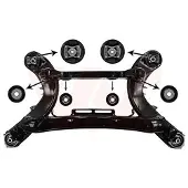 VAN WEZEL Achsträger Achsträger 2924629 Hinten passend für MERCEDES-BENZ C-Klasse T-modell (S205)