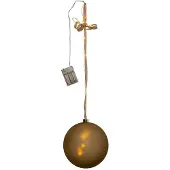 Star Trading LED Glaskugel Bliss in Gold 0,25W 200mm