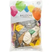 Globos Nordic Luftballons Metallic Pearl Mix Colors 30cm, 100Stk.