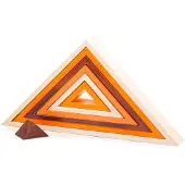 Bigjigs Natürliche Stapeldreiecke aus Holz