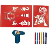 Canenco van der Meulen Paw Patrol Sprühstift-Set - Kreatives Malset für Kinder