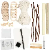 Creativ Company Bastelset Tischdekoration Natur DIY Set Tischdeko Basteln