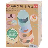 Play Recycled Material Dino Stack Roll 6 Pcs